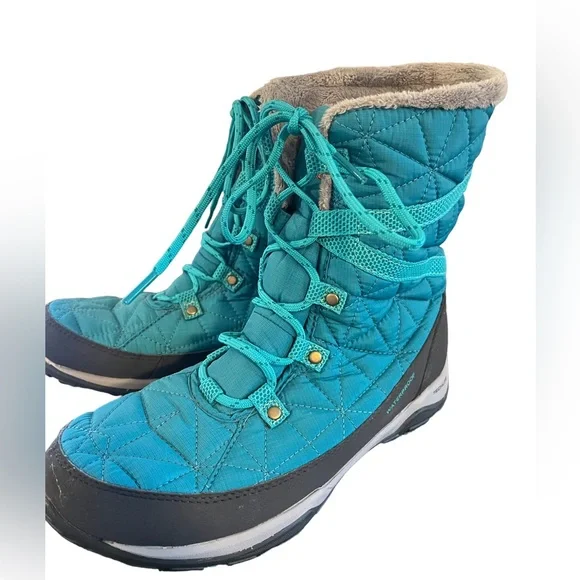 Columbia Teal and Gray Winter Boots - Picture 6 of 9